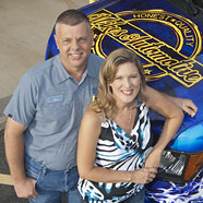 Mike and Jill Crist, owners of Mike's Automotive in Tyler, TX